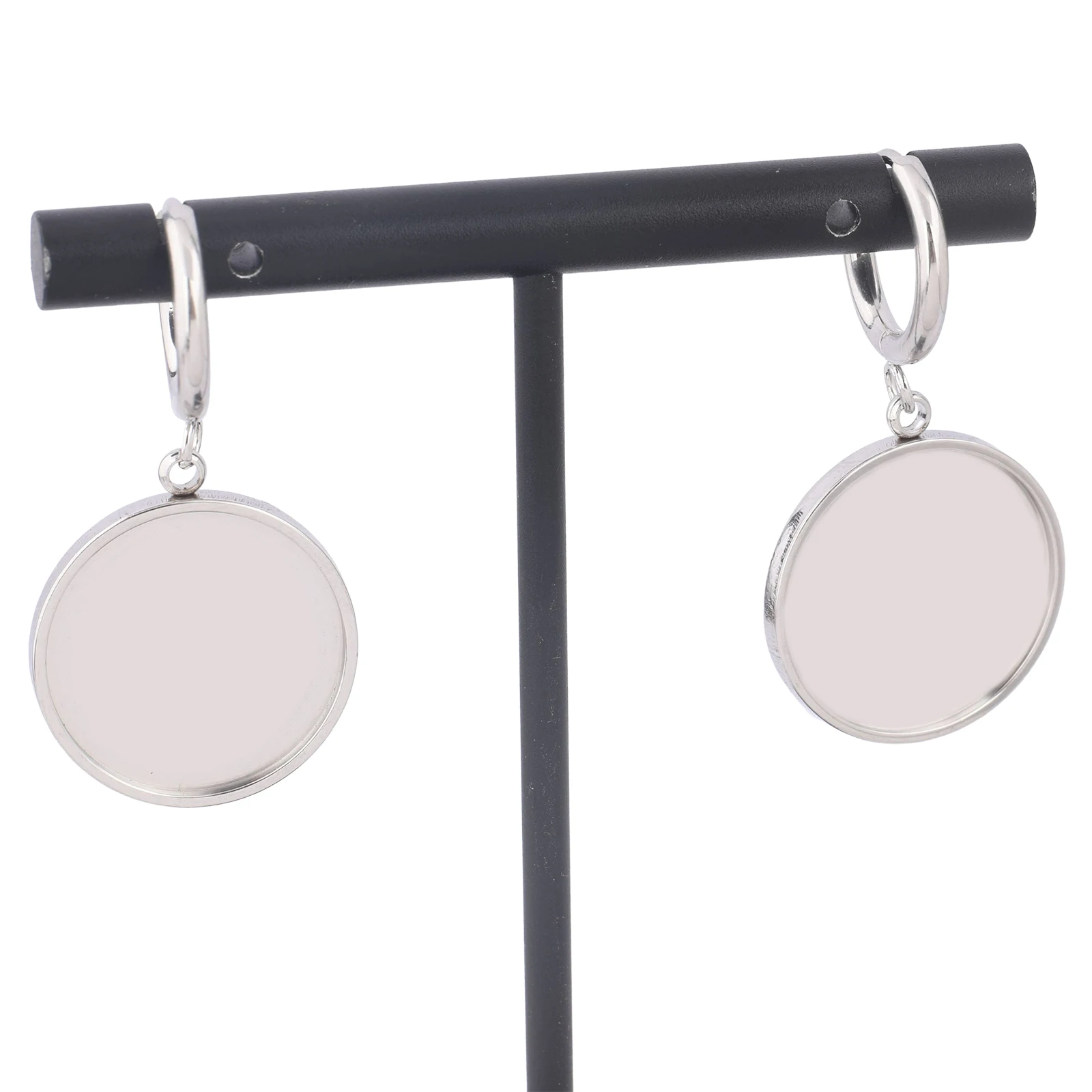 6-Piece Stainless Steel Leverback Earring Blanks