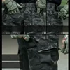 Outdoor Suit Men Outdoor Durable Breathable T-shirt Pants Mens Army Sets Training Hunting Suits Multiple Pockets Camo 2 Pcs 5