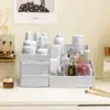 Makeup Organizer With Drawers Desktop Storage Box for Cosmetics Lipstick Brushes Lotions Eyeshadow 3