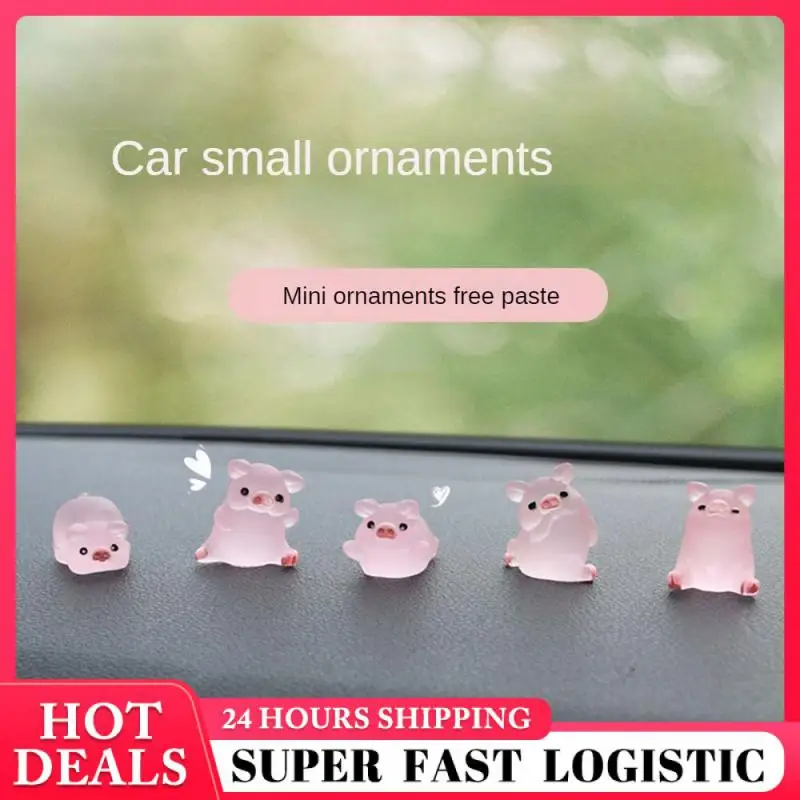 

Украшения для электромобиля, свинка-кукла, украшение для электромобиля, свинка-кукла, украшения для мультяшного автомобиля, центральная консоль