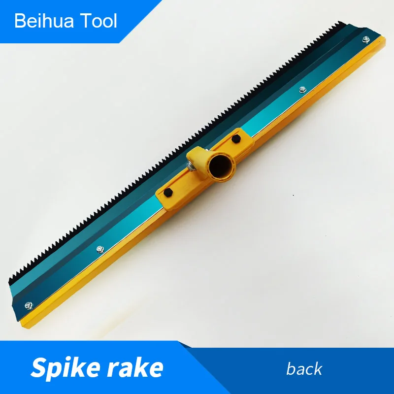 Beihua 56cm Spike Rake Self flow Cement Rake Scrscraper Silicon PU Epoxy floor paint construction tools 3mm 5mm 8mm