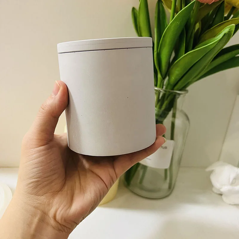 SiliconeMoldForMakingCandleJarsCementCandleVesselMold