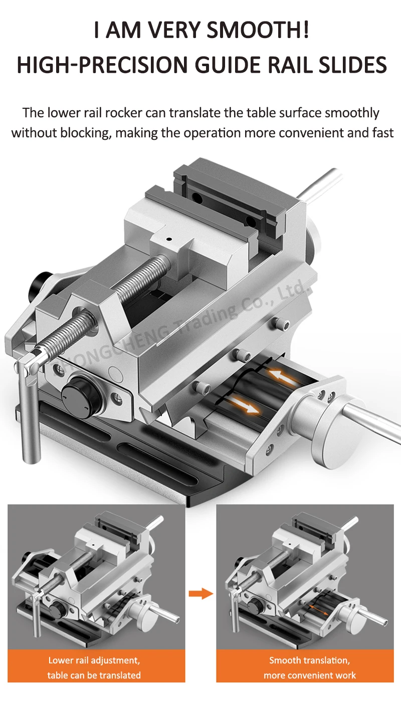 Vise wrench with double fine-tuning Precision Universal Industrial-grade Heavy-d