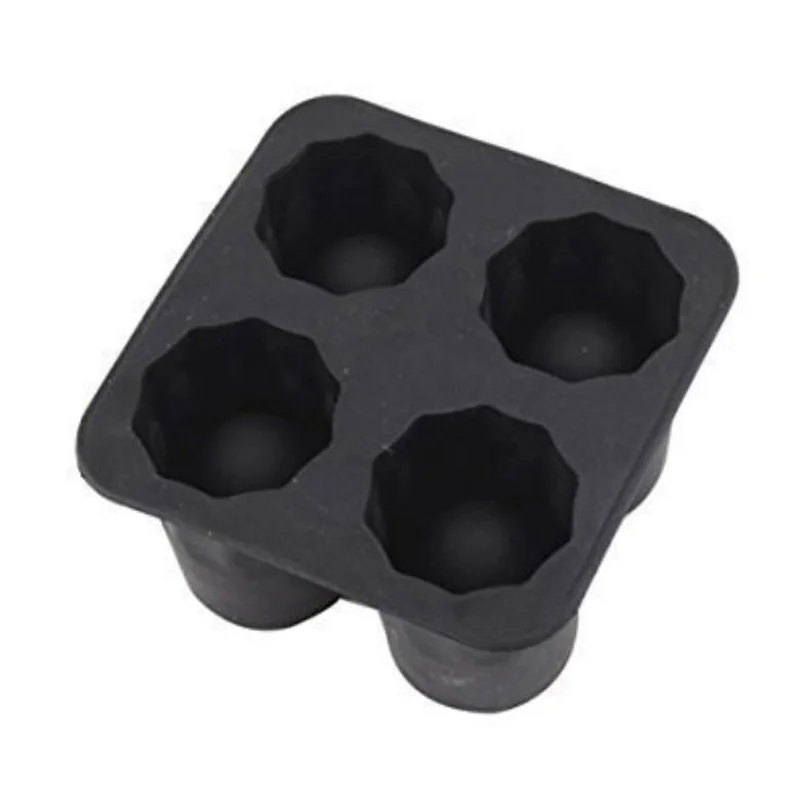 50pcs Four Hole Ice Cup Creative Modeling Ice Making Mold Edible Cup Lattice Summer Diy Production Bg26001