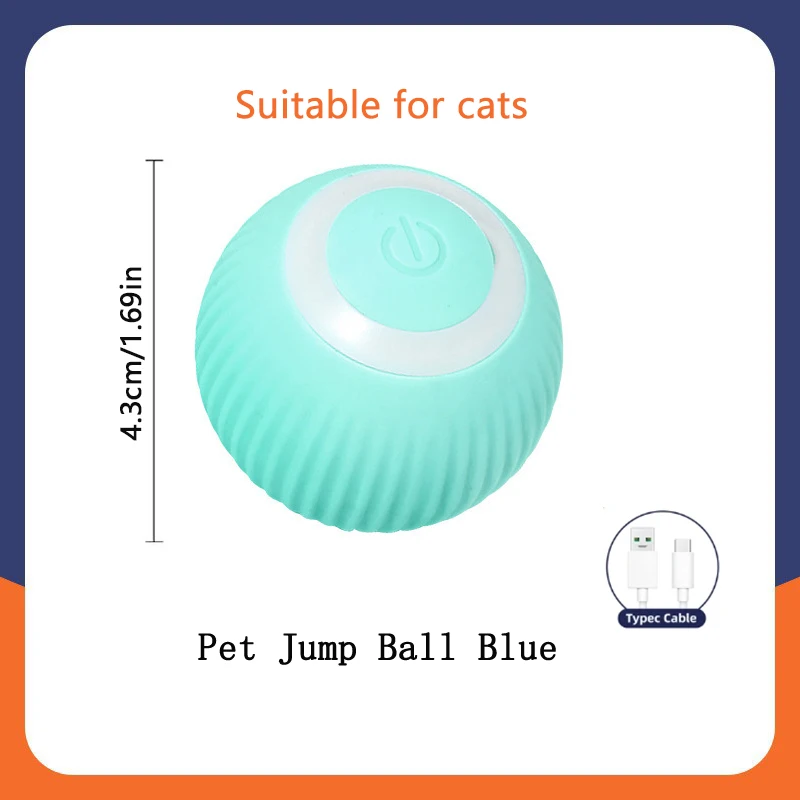 Smart Dog Toys Ball Electronic Interactive Pet Toy Moving Ball USB Automatic Moving Bouncing for Puppy Birthday gift Cat Product