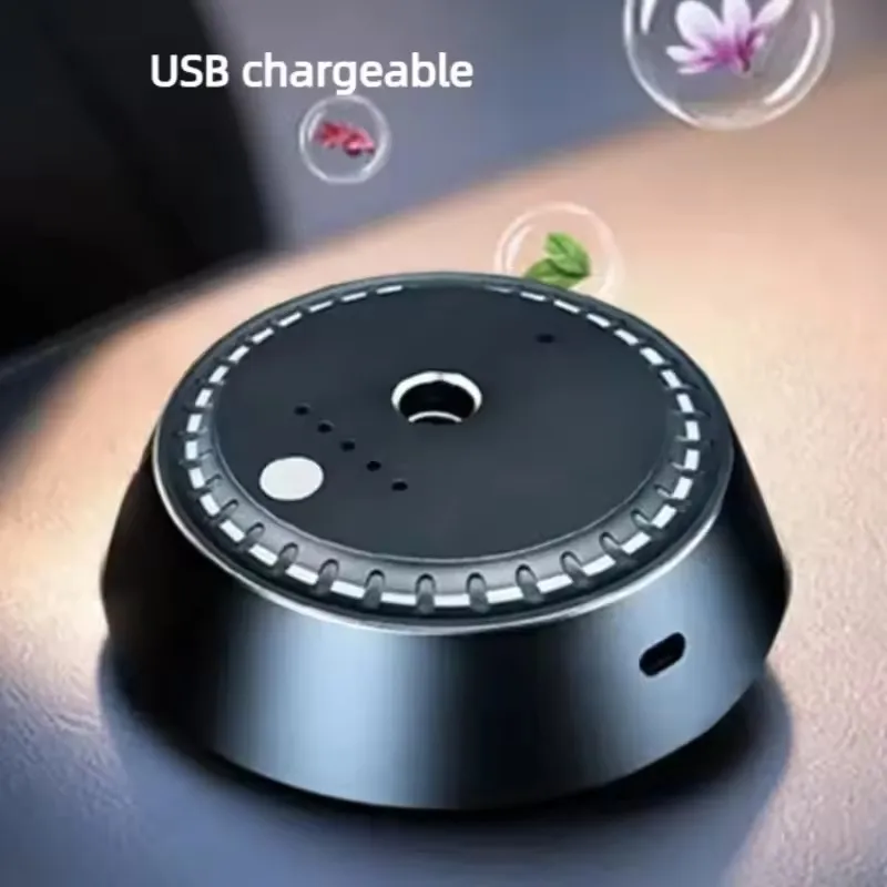 차량용 디퓨저 휴대용 USB 충전식 향 디퓨저 초음파 향료 오일 아로마 디퓨저 차량용 방향제