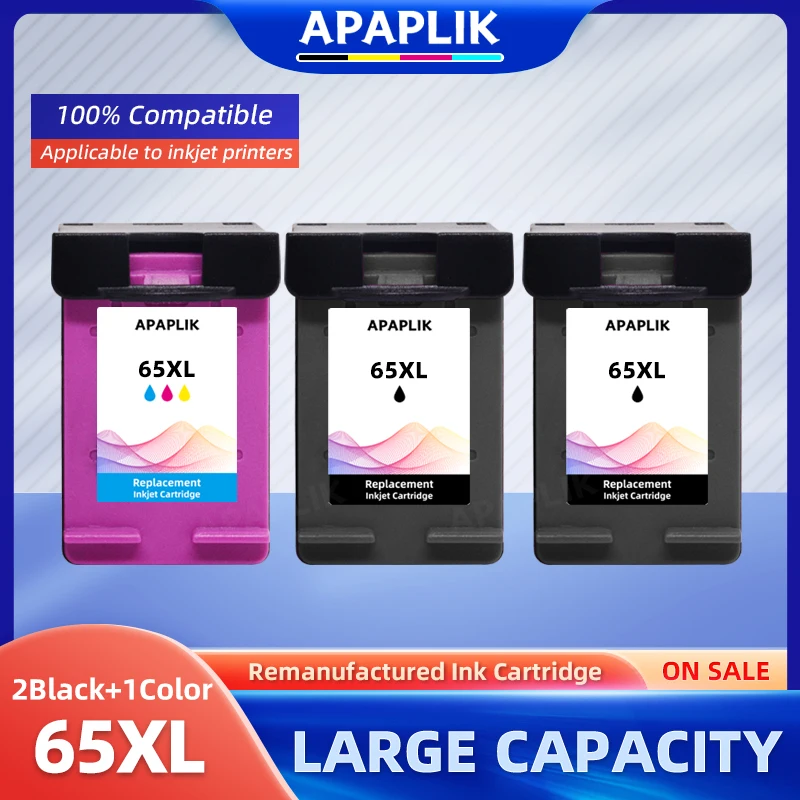 Ink Cartridge Hp 65 Ink New Ink Cartridge Hp 65 Xl Deskjet 3700