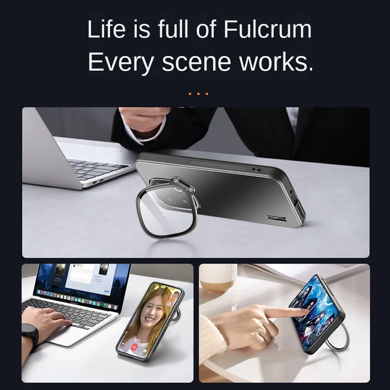 Fully Enveloped Retractable Glass Lens Holder Protective Case Cover