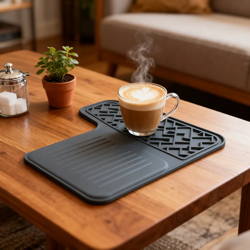 Silicone Coffee Machine Top Cover Mat for Heat Insulation