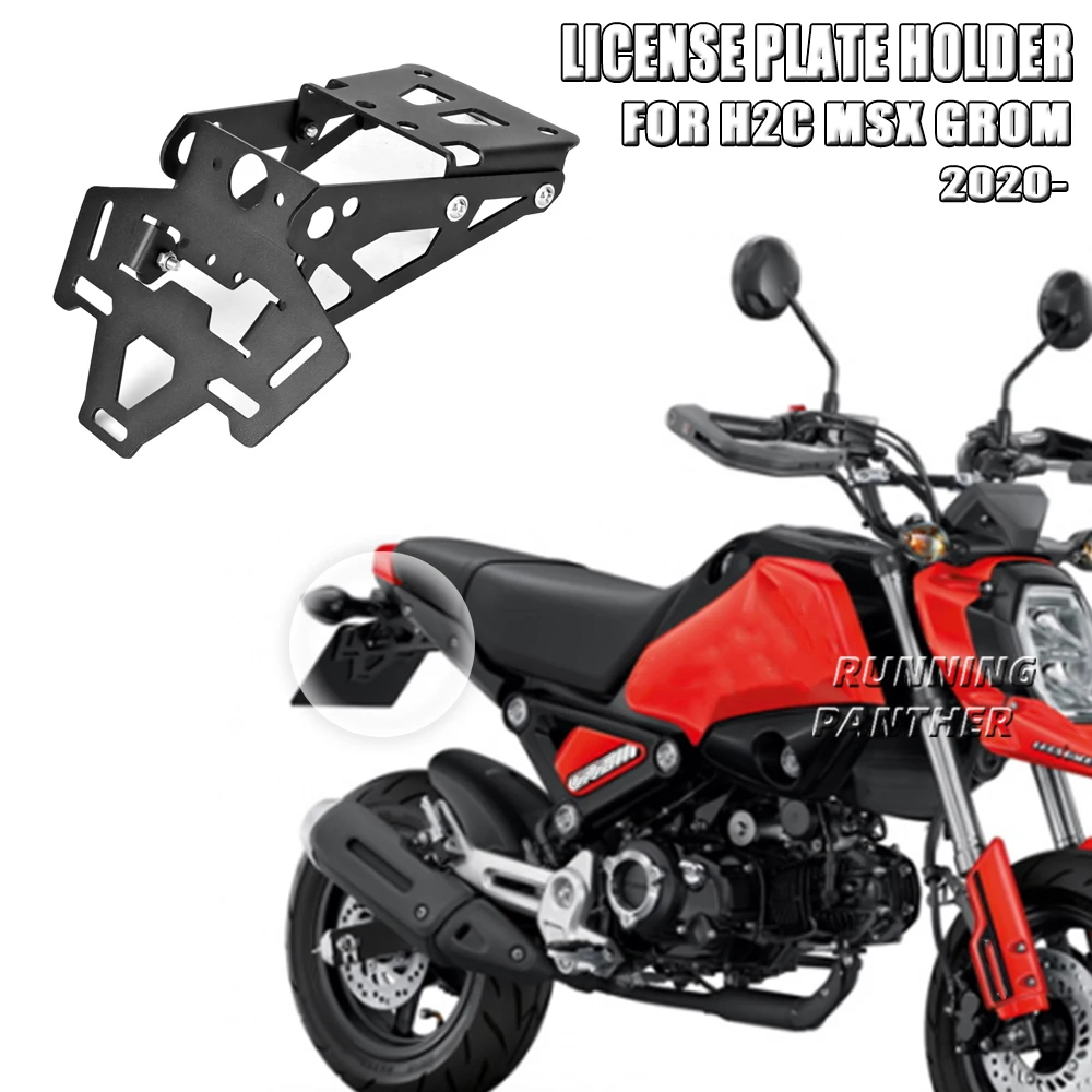 

For Honda H2C MSX GROM 2020 2021 2022 New Motorcycle Rear License Plate Holder Bracket Tail Tidy Fender Eliminator H2C Msx Grom