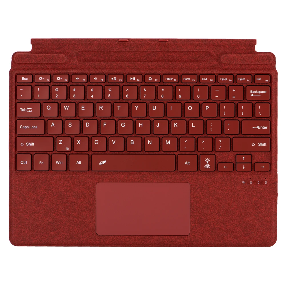 Bluetooth-Compatible Magnetic Wireless Keyboard with Touchpad Portable Magnetic Keyboard for Microsoft Surface Pro 8/9/X/10/11