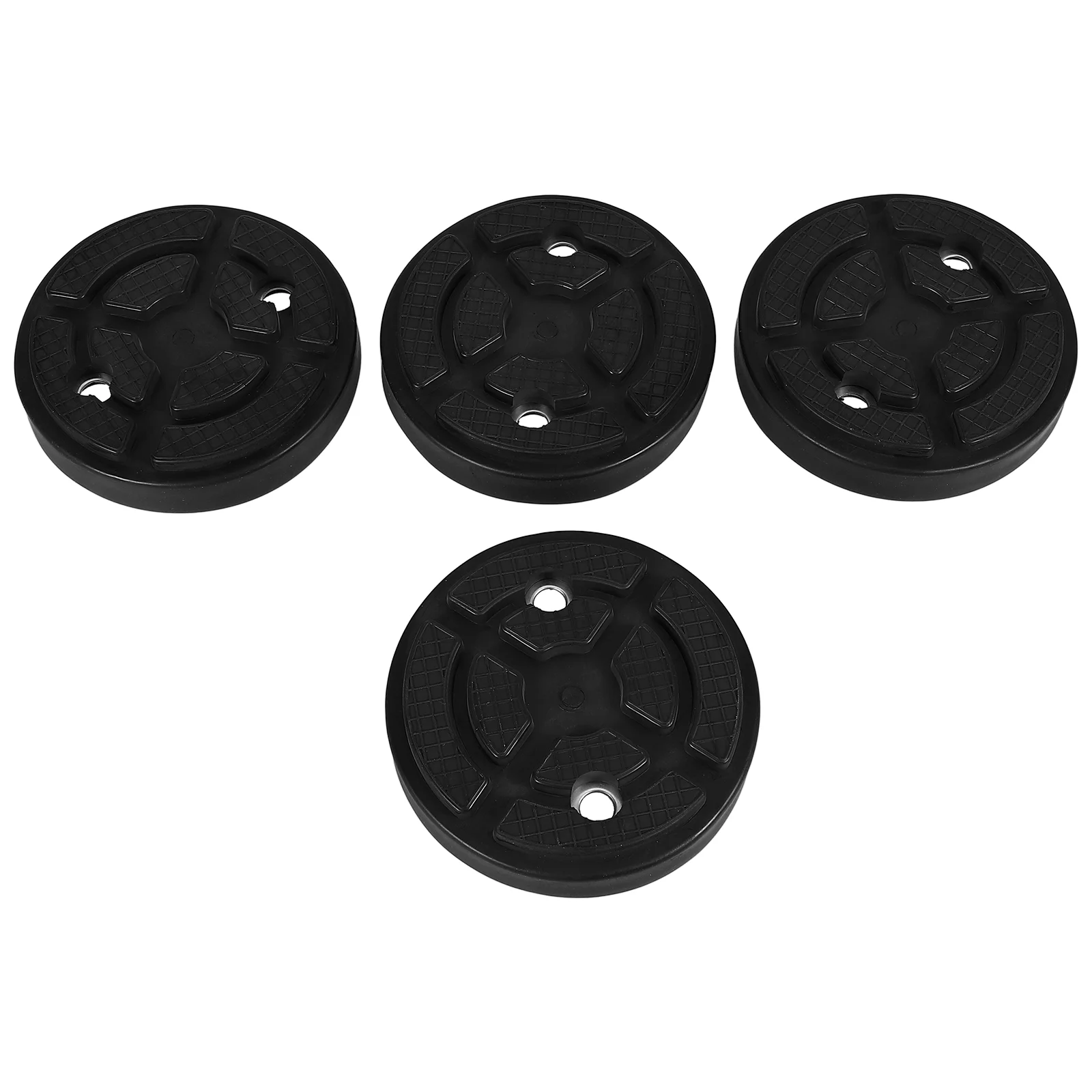 

New Rail Floor Slotted Car Jack Guard Tool Car Jack Pad Rubber Disc Pad Auto Vehicle Weld Jacking Lifting Disk Frame Protector