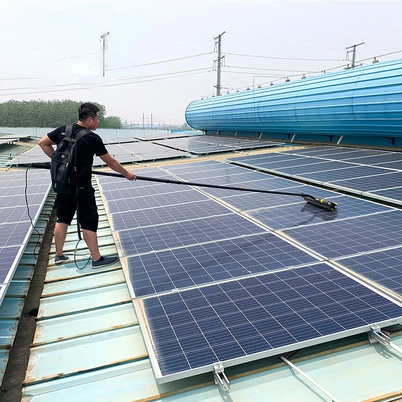 

Solar panel cleaning equipmentFocus on the research of solar panel cleaning solutionsSolar photovoltaic cleaning rotating brush