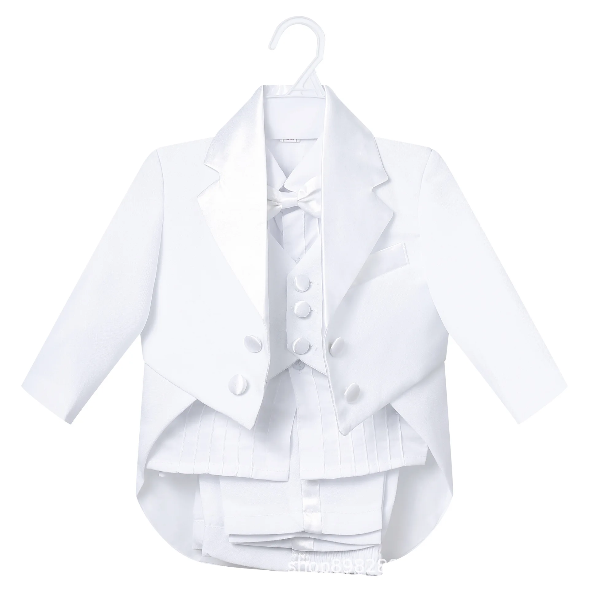 Classic Beige Baby Tuxedo Set 1