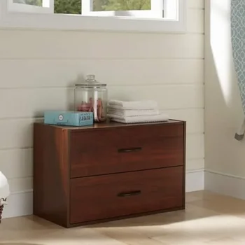 White Stackable 2-Drawer Dresser 1