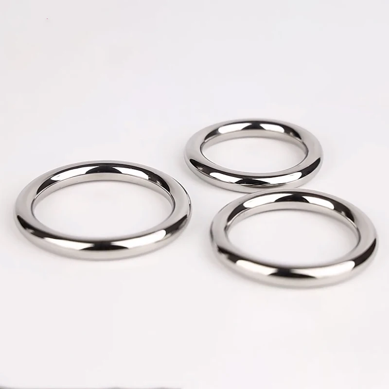 

Stainless Steel Metal Men'S Cock Ring Adult Sex Scrotum Binding Ejaculation Delay Device Glans Erection Sperm Locking Ring