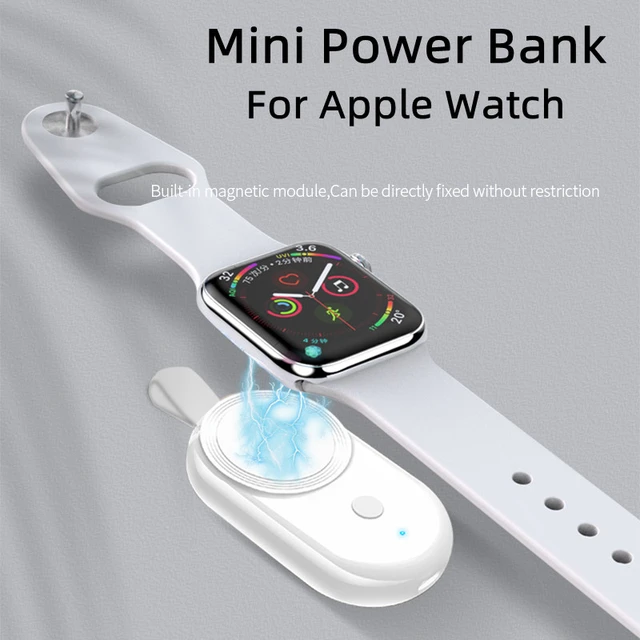 Mini Power Bank For Apple Watch 1100mAh Magnetic Powerbanks For iWatch 7 SE  6 5 4