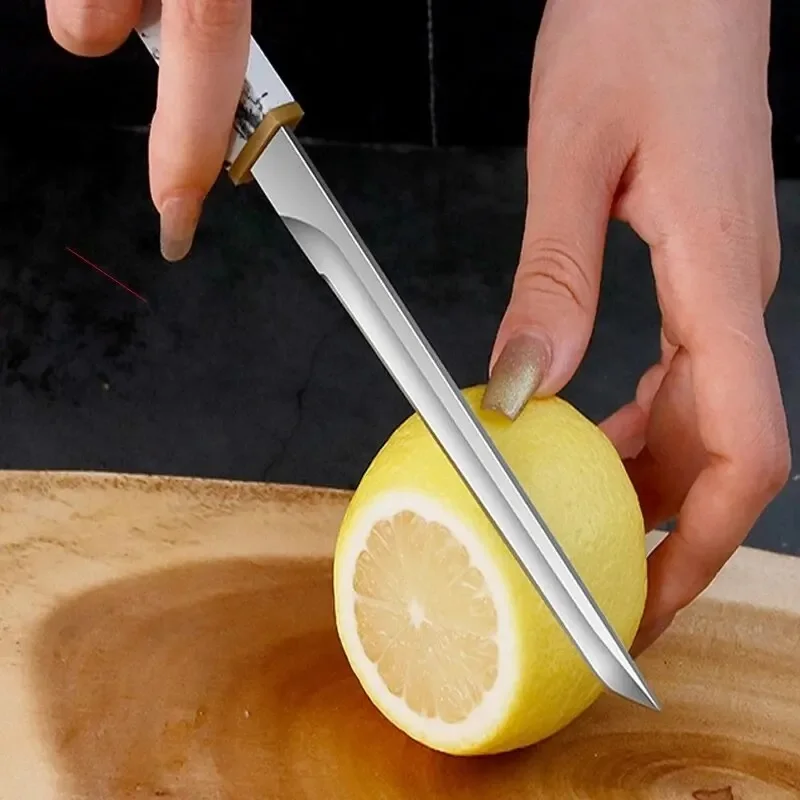 Kitchen Knife Sharp Portable Pocket Fruit Knife Boning Scabbard Cooking Cleaver Meat Chef