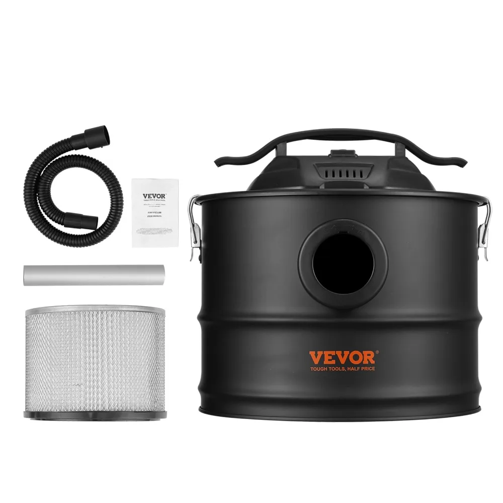 

4 Gallon 1200W Ash Vacuum Cleaner for Fireplaces Pellet Stoves Grills BBQ