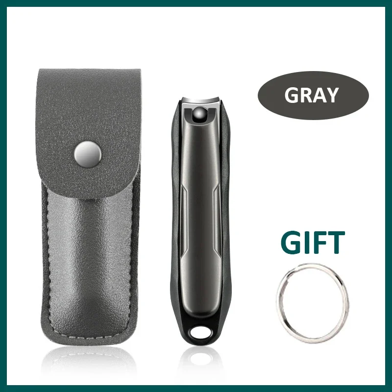 Nail Clipper Anti-Splash Nail Cutter Detachable Design Fingernail Scissor Stainless Steel ABS Resin Manicure Tool