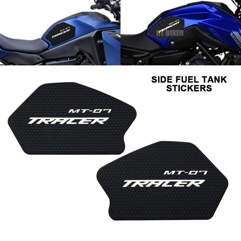 

Fit For Yamaha TRACER700 MT07 Slip Sticker Traction Side Gas Knee Grip Fuel Tank Pad Tracer 700 Tracer 7 GT 2020 2021 2022 2023