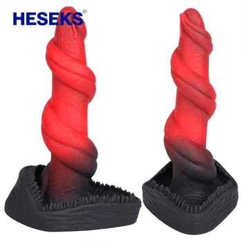 Huge Monster Dildo Lesbian Anal Toys Suction Cup Venom Artificial Penis Animal Dildo Sex Toy For Women Adult 1