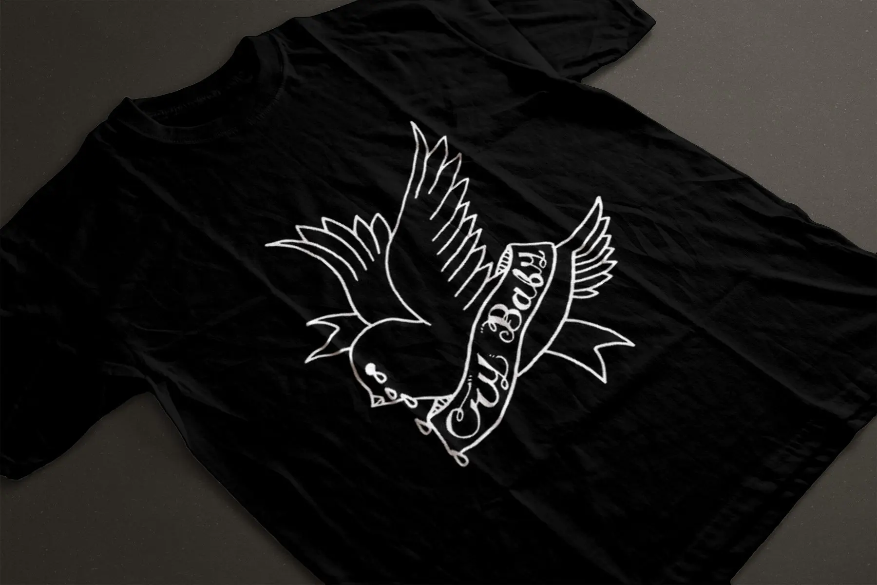 Lil Peep Crybaby T Shirt 100% Cotone S / Meters / L Us