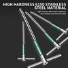 T/L 2.5/3/4/5/6/8/10mm Torx Screwdriver T Type Allen Hex Wrench Chrome Spanner T-shaped Hand Tool Extended T-Socket Wrench 2