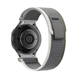 Nylon Sport Trail Loop Bracelet Strap - 22mm for Realme Watch 3 3 Pro (Green Grey)
