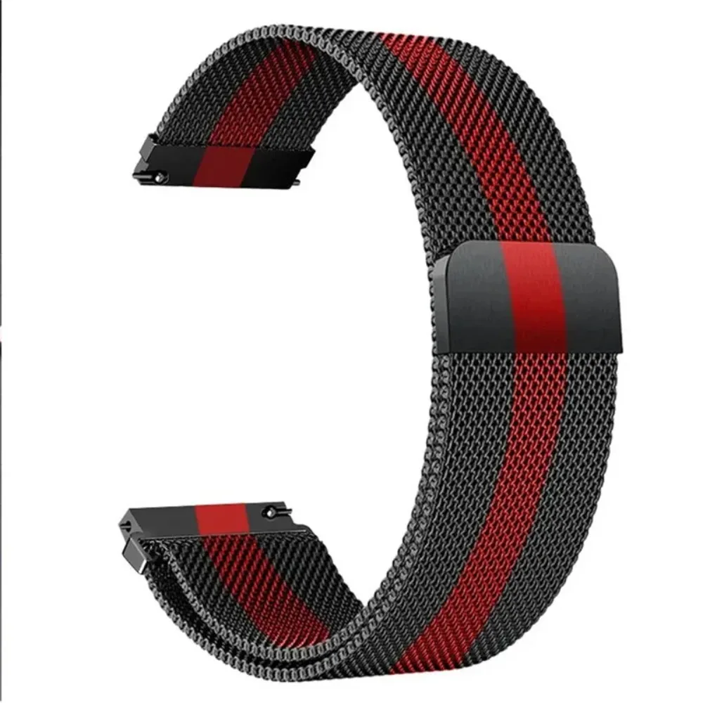 Stainless Steel Magnetic Milanese Strap - 22/20mm Metal Band
