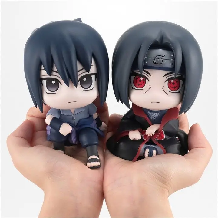 Bandai naruto anime periférico mão-fazer q versão kakashi itachi boneca dos  desenhos animados coleção criativa decoração presente atacado - AliExpress