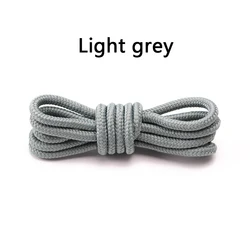 Durable Polyester Classic Round Shoelaces for Sneakers and Boots - Various Lengths, 1 Pair with Free Shipping (Light gray)