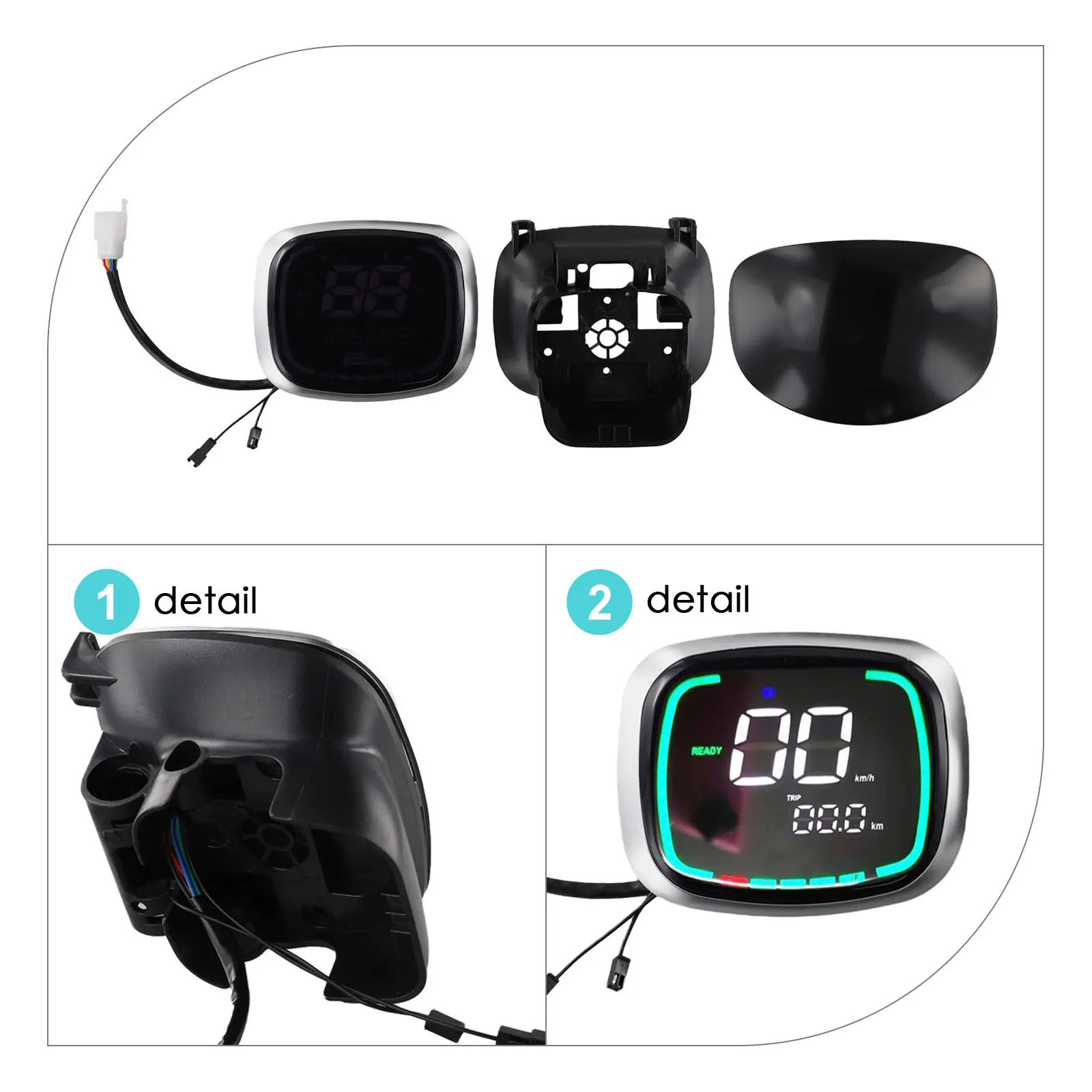 E-Bike Elektroroller Bedienfeld E-Bike Elektroroller Steuerungseinheit E-Bike Elektroroller Elektrofahrrad-Ersatzteil – Detail 24