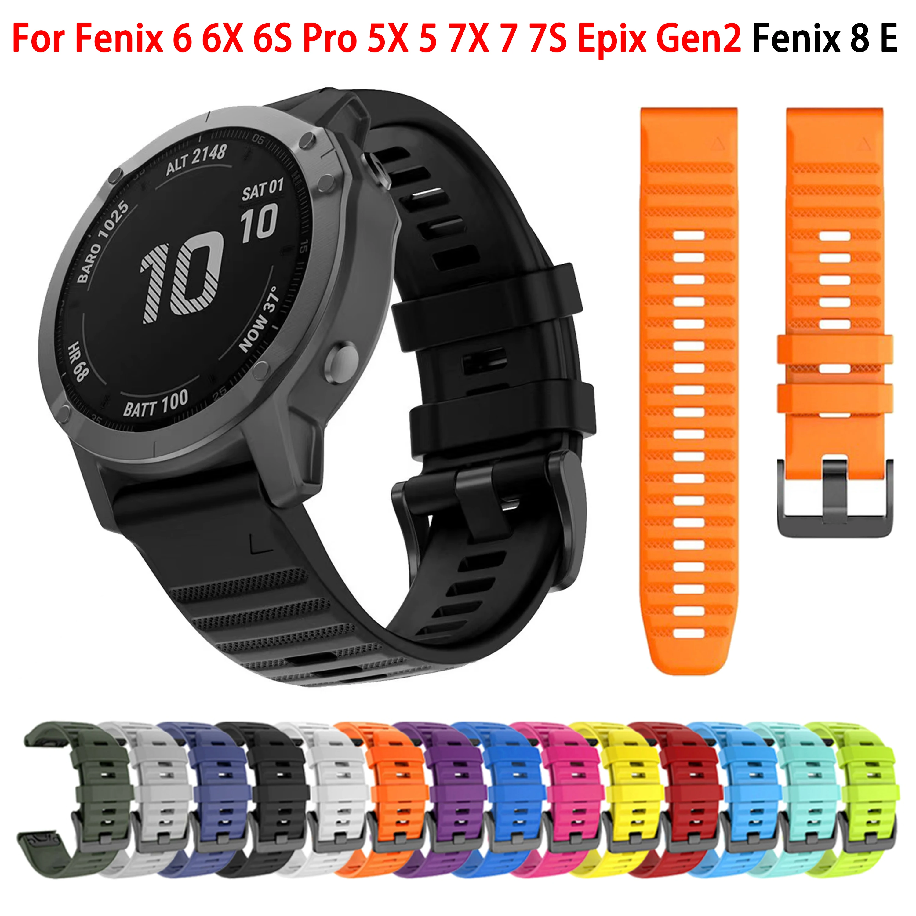 Silicone Quick Release Easyfit Watchband Strap