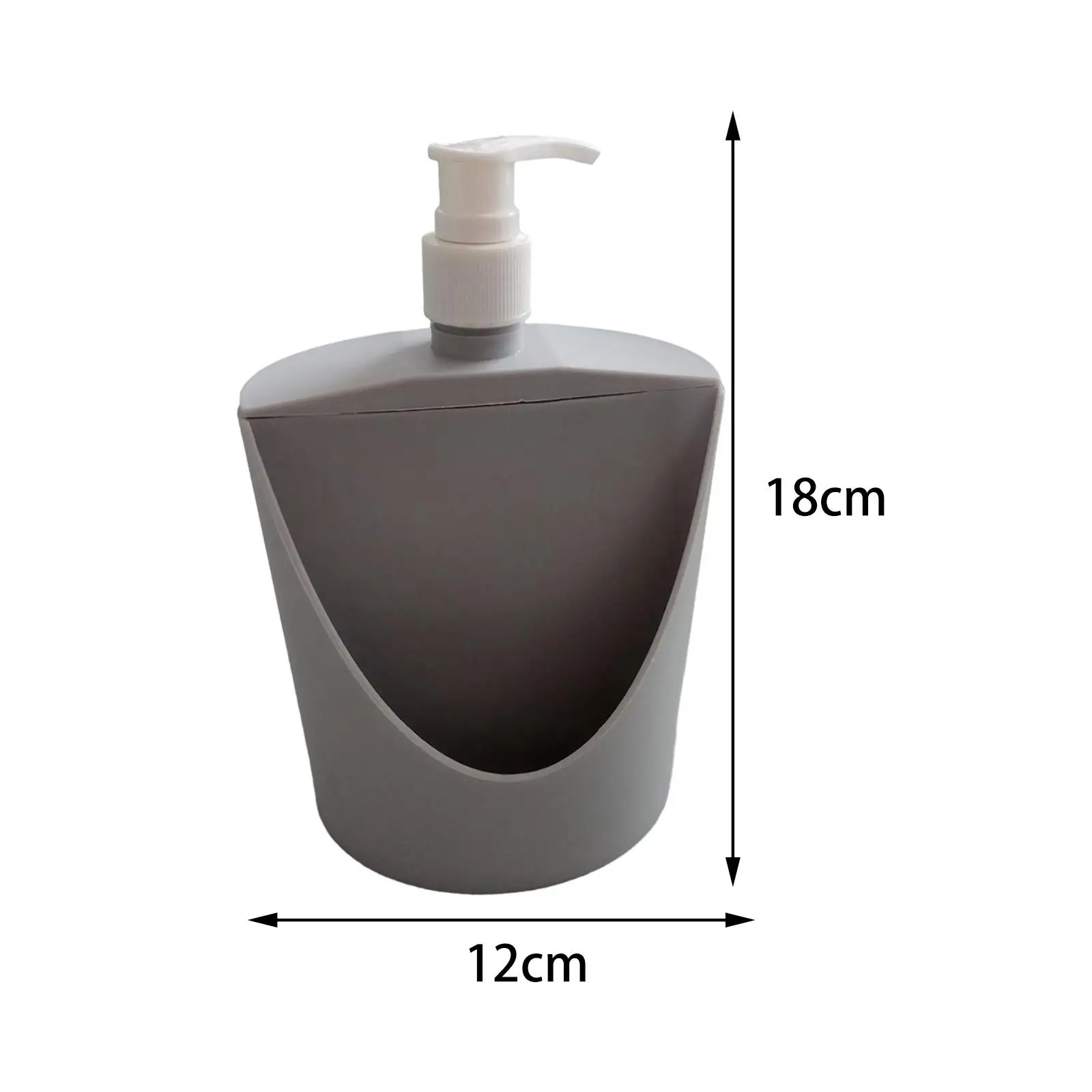 Dish Soap Dispenser and Sponge Holder Soap Dispensing for Countertop Bar