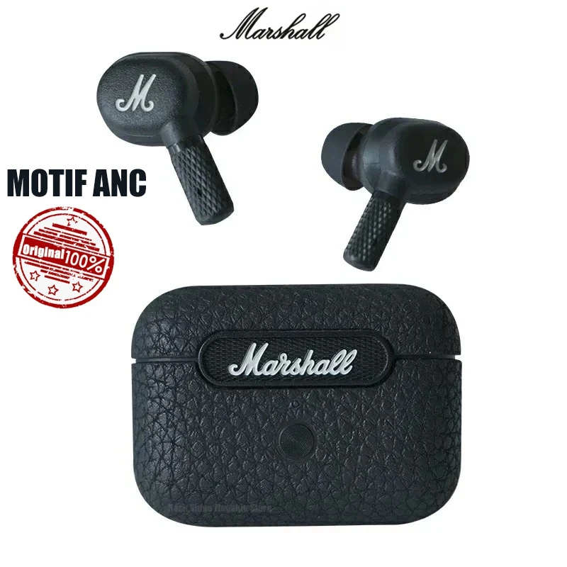 Cuffie Originali Marshall Motif Anc True Wireless Bluetooth 5.2 Cuffie Con Cancellazione Attiva Del Rumore Cuffie Impermeabili In-Ear