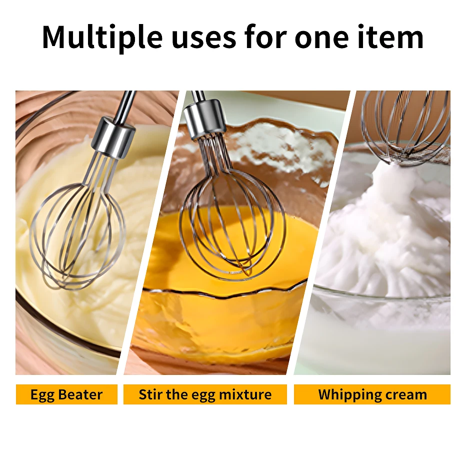 Description Picture 3 of itemWireless Portable Electric Food Mixer Automatic Whisk Dough Egg Beater Baking Cake Cream Whipper Kitchen Tool