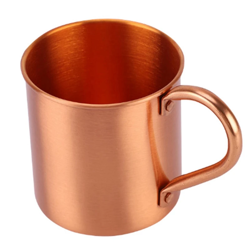 Sports Products Straight Cup Handle Cocktail Cup Pure Copper Mug