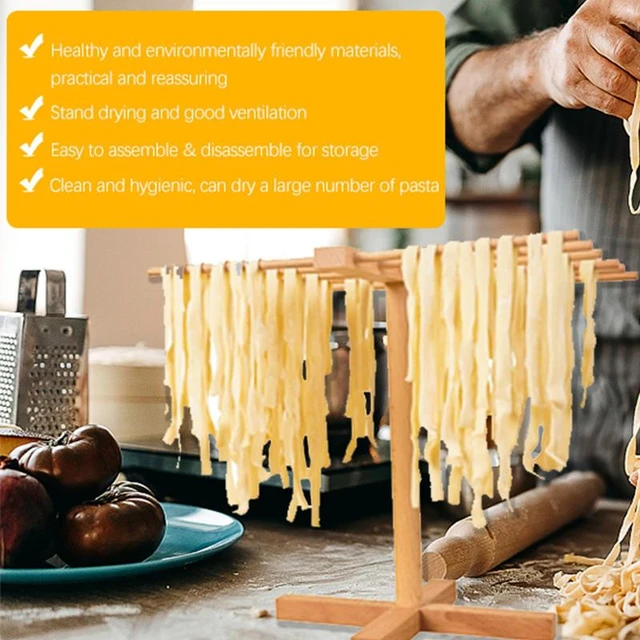 Pasta Drying Rack Wooden Pasta Drying Compact Spaggethi Dryer