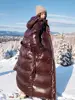 With Belt Women's Winter Down Jacket Long Puffer Coat White Duck Thick Warm Hooded Waterproof Down Jacket With Sashes Outwear 1