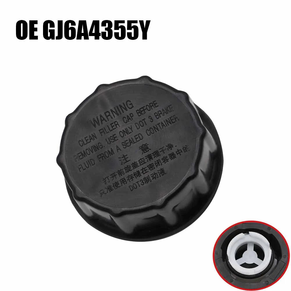1pc Brake Master Cylinder Cap Inner Tank Covers GJ6A-43-55Y For Mazda 6 2003-2012 Replacement Engines Fuel Supply Accessories