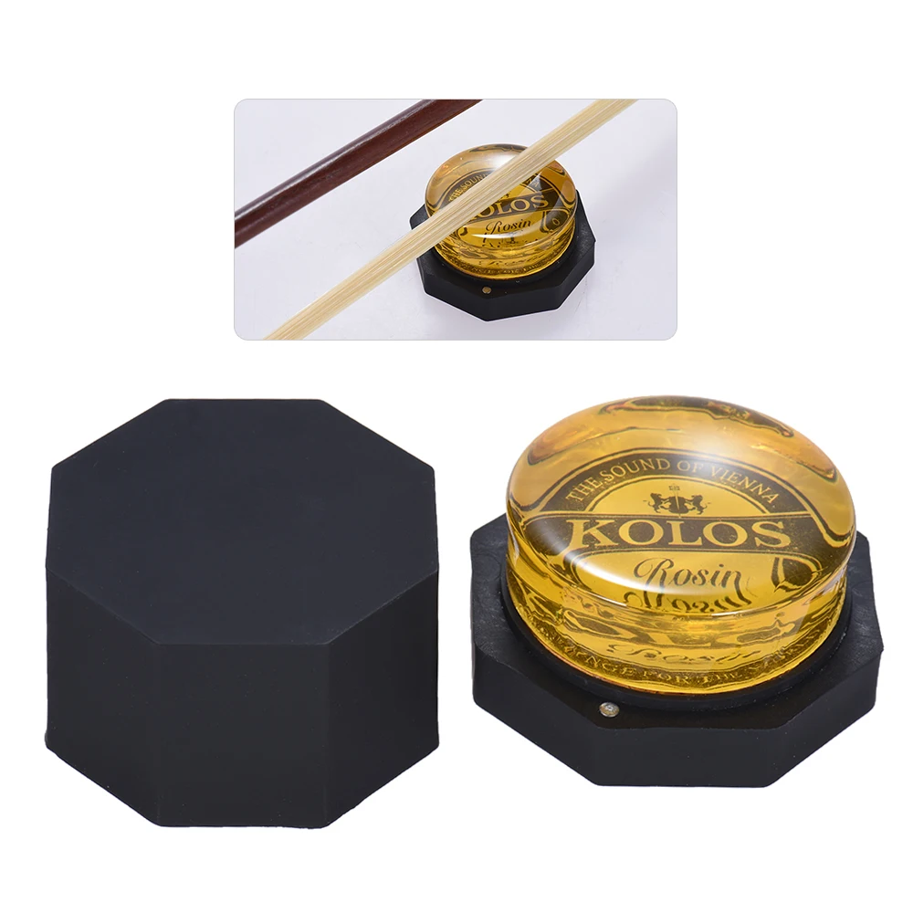 Yellow Rosin Colophony Transparent Rounded Universal for Bowed String Musical Instrument Violin Viola Cello musical instruments accessories