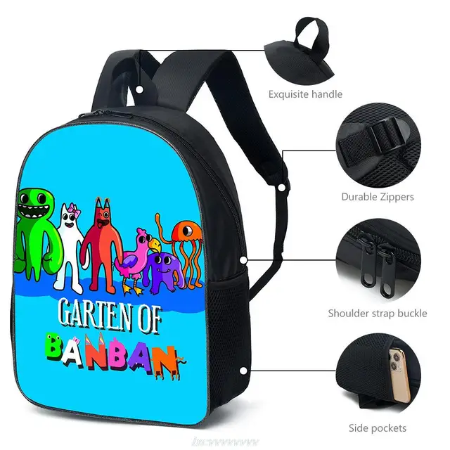 Garten de banban impresso mochila classe jardim jogo alunos da escola  primária e secundária 44cm saco de escola das crianças brinquedos presentes  - AliExpress