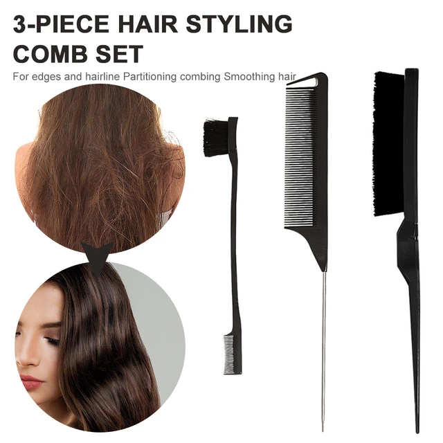 7 Pièces/set Kit De Peigne Et De Cire Pour Le Style De Cheveux - 1