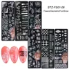 6pcs Nail Art Stamping Plates Set Flowers Christmas Snowflakes Animals Nail Stamp Template Polish Printing Manicure TRSUM01-06-1 6