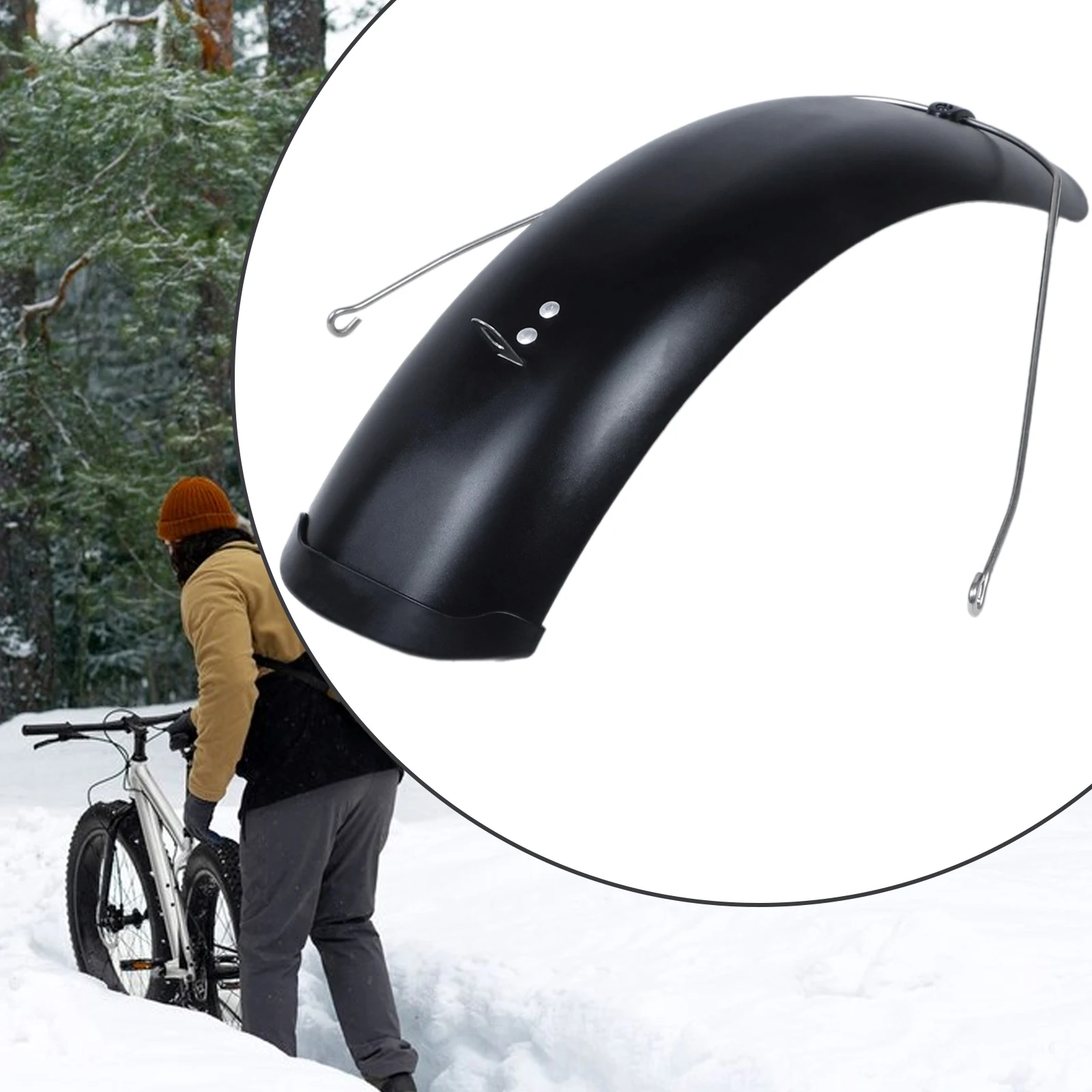 Bike Mudguard Wheel Protection Outdoor Mudflap Bike Fender Bicycle Fender for 20inchx5.0inch Wide Mountain Bikes Road Bikes bicycle fender