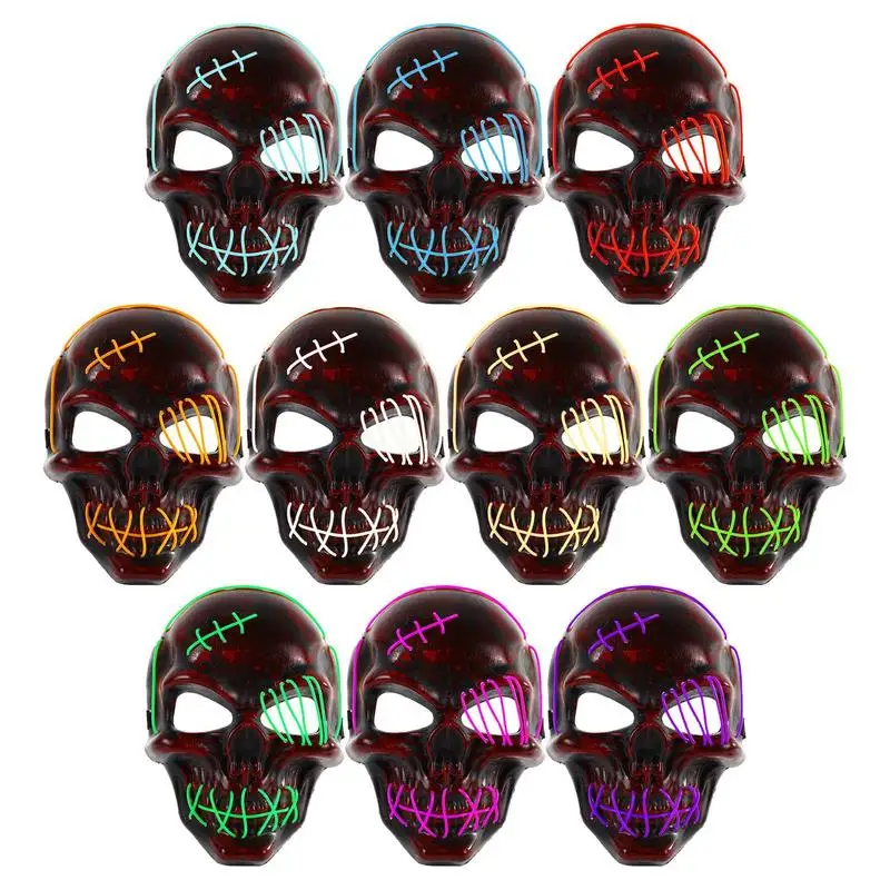 

Scary Halloween Skull Face Cover Halloween Dance Prom Cosplay Costume Mask Prop Adjustable Halloween Accessories Cosplay Costume