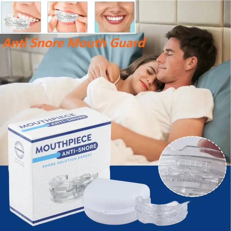 Anti-Snoring Mouthguard Teeth Bruxism Sleep and Apnea Device