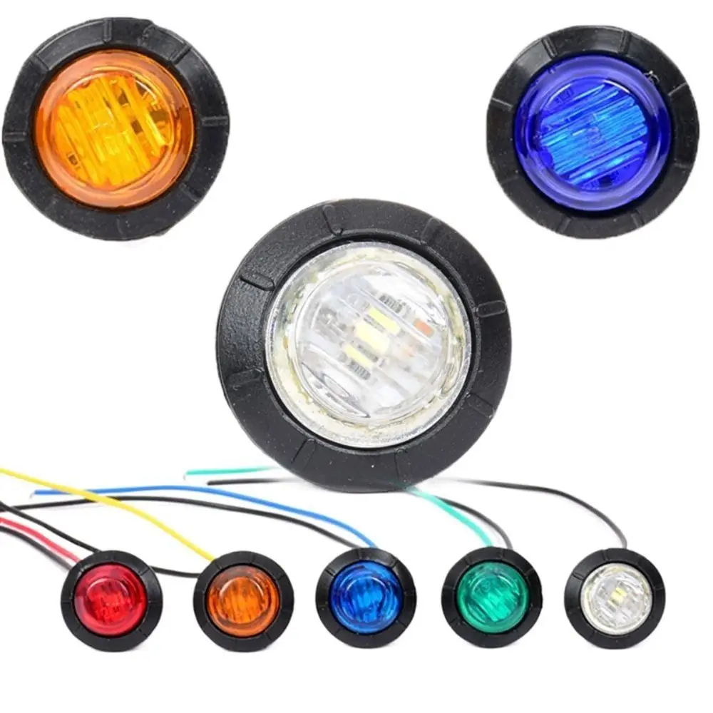 

LED Side Marker Light Camion Auto Trucks Lorry Trailer Bus Tail Brake Lamp Truck Accesorios Luces Traseras