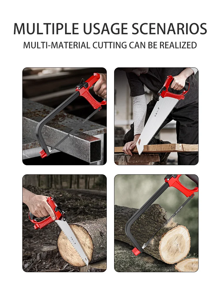3 In 1 Multifunction Saw Woodworking Saw Household Hand Saw Fruit Tree Pruning Garden Saw Outdoor Wood Cutting Saw Tool Saw 6